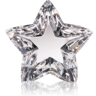 Steuben's Grand Starlight - a solid sculpture of a three dimensional star