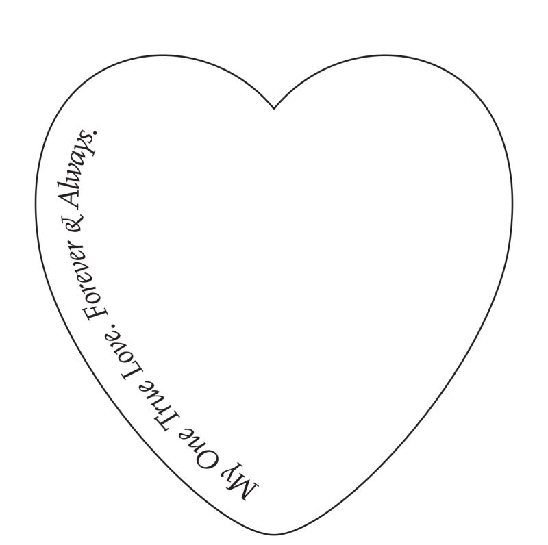 Keepsake Heart Engraving Example